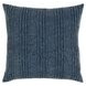 Gratitude Navy Blue Square Accent Pillow