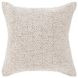 Villa Classics Maris Ivory and Natural Square Accent Pillow