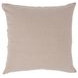 Melange Lago Ivory and Natural Square Accent Pillow
