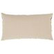 Melange Stratton Blue and Beige Rectangular Accent Pillow