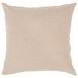 Melange Stratton Natural and Blue Square Accent Pillow