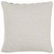 Melange Burrows Ivory and Beige Square Accent Pillow