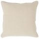 Melange Solar Clay and Cream Square Accent Pillow