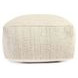 Poufs Halter Ivory Square Accent Pouf