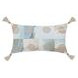 Stillness Yama Blue and Brown Rectangular Accent Pillow