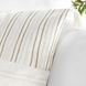 Stillness Apana Ivory and Natural Square Accent Pillow