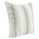 Stillness Theta Wheat Green and Cream Square Accent Pillow