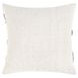 Stillness Passage Capri Blue and Cream Square Accent Pillow