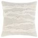 Stillness Passage Ivory Square Accent Pillow