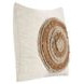 Timeless Pueblo Leather Chestnut and Natural Square Accent Pillow