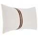Timeless Ralph Ivory and Sangria Red Rectangular Accent Pillow
