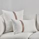 Timeless Ralph Ivory and Sangria Red Rectangular Accent Pillow