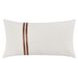 Timeless Ralph Ivory and Sangria Red Rectangular Accent Pillow