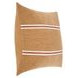 Timeless Pryce Chestnut Brown and Terracotta Square Accent Pillow