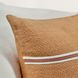 Timeless Pryce Chestnut Brown and Terracotta Square Accent Pillow