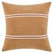 Timeless Pryce Chestnut Brown and Terracotta Square Accent Pillow