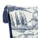Villa Classics Stonework Denim Blue Square Accent Pillow