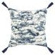 Villa Classics Stonework Denim Blue Square Accent Pillow
