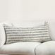 Villa Classics Linna Natural and Black Rectangular Accent Pillow