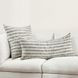 Villa Classics Linna Natural and Black Rectangular Accent Pillow