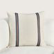 Boardwalk Bacall and Blue Square Accent Pillow