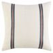Boardwalk Bacall and Blue Square Accent Pillow