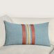 Boardwalk Breton Blue and Brown Rectangular Accent Pillow
