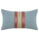 Boardwalk Breton Blue and Brown Rectangular Accent Pillow