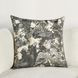 Boardwalk Luciana Gray and Cream Square Accent Pillow
