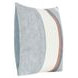 Boardwalk Taylor Blue and Cream Square Accent Pillow