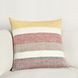 Boardwalk Crawford Yellow and Gray Square Accent Pillow