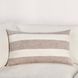 Boardwalk Gardner Hazel and Ivory Rectangular Accent Pillow