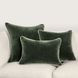 Heirloom Velvet Forest Green 22 x 22" Accent Pillow