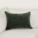 Heirloom Velvet Forest Green Rectangular Accent Pillow