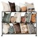 Glendora Black and Natural Storage Rack with Casters
