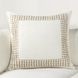 Villa Classics Marina White Square Accent Pillow