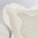 Catania Tollo Natural and Ivory Square Accent Pillow