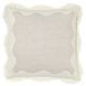 Catania Tollo Natural and Ivory Square Accent Pillow