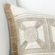 Catania Baia Natural Rectangular Accent Pillow