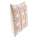 Villa Classics Elea Ivory and Blush Square Accent Pillow