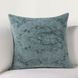Oliver Chambray Blue Square Accent Pillow