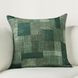 Catania Praia Viridian Green Square Accent Pillow