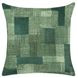 Catania Praia Viridian Green Square Accent Pillow