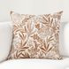 Villa Classics Mulberry Chestnut Brown Square Accent Pillow
