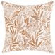 Villa Classics Mulberry Chestnut Brown Square Accent Pillow