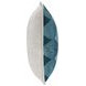 Catania Scala Sea Glass Blue Square Accent Pillow