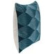 Catania Scala Sea Glass Blue Square Accent Pillow