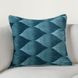 Catania Scala Sea Glass Blue Square Accent Pillow