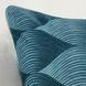 Catania Scala Sea Glass Blue Square Accent Pillow