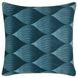Catania Scala Sea Glass Blue Square Accent Pillow